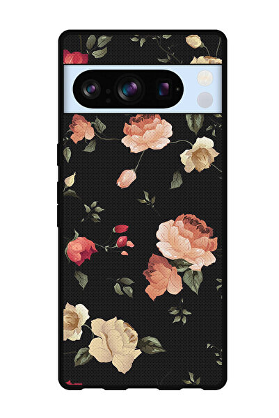 Theodor جراب واقٍ مضاد للخدش والصدمات لهاتف Google Pixel 8 Pro، لون لوتس ملون