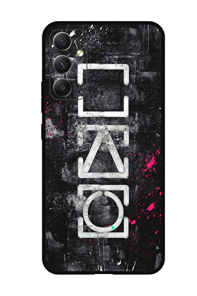 Theodor جراب واقٍ مضاد للخدش والصدمات لهاتف Samsung Galaxy A24 4G رموز الحبار