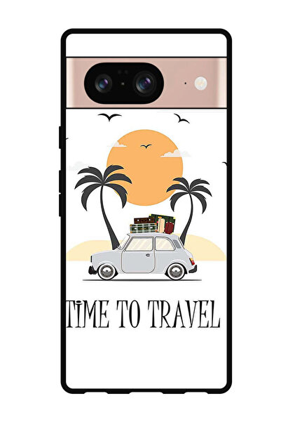 Theodor غطاء حماية مضاد للخدش والصدمات لهاتف جوجل بيكسل 8 - وقت السفر - فيكتور