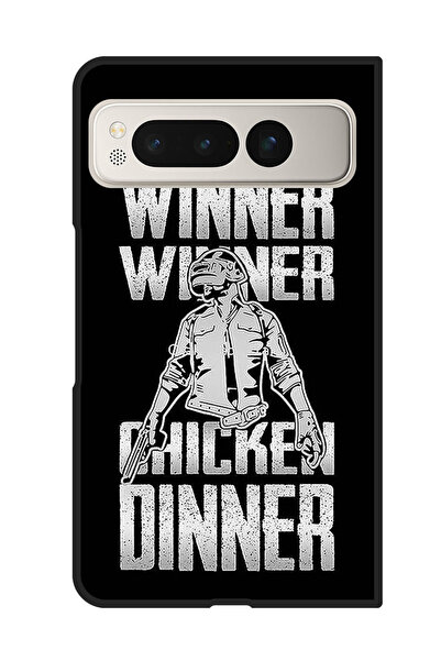 Theodor حافظة حماية لجهاز Google Pixel Fold الفائز الفائز الدجاجة الفائز