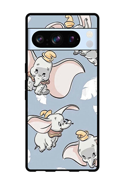 Theodor جراب واقٍ مضاد للخدش والصدمات لهاتف Google Pixel 8 Pro بتصميم فيل صغي...