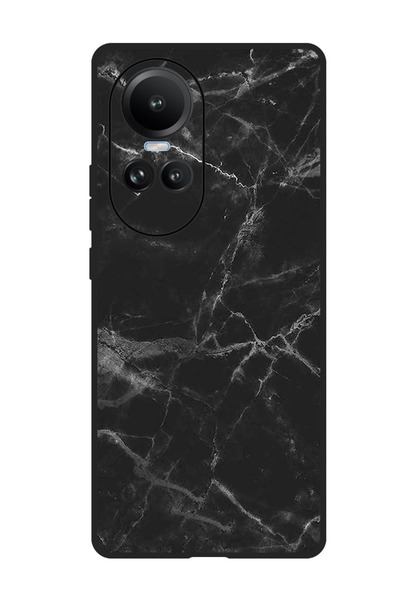 Theodor جراب واقٍ مضاد للخدش والصدمات لهاتف Oppo Reno 10/10 Pro باللون الأسود...