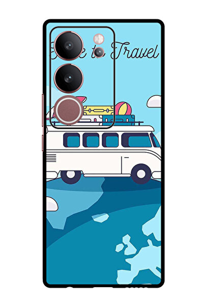 Theodor جراب واقٍ مضاد للخدش والصدمات لهاتف Vivo V29 - V29 Pro وقت السفر