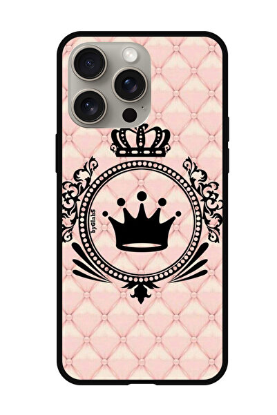 Theodor غطاء حماية مضاد للخدش والصدمات لهاتف iPhone 15 Pro بتصميم تاج الأميرة