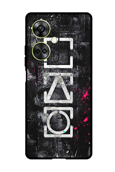 Theodor جراب واقٍ مضاد للخدش والصدمات لهاتف OnePlus Nord CE 3 رموز الحبار