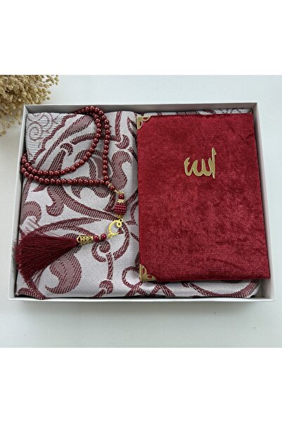 lifestyling seccade seti, 3 lü gelin bohça seti, seccade tesbih yasin-i serif...