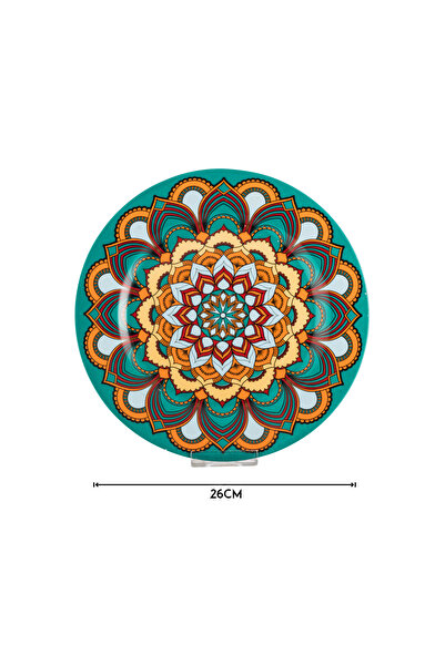 Dania Single Serving Plate with Embossed Porcelain