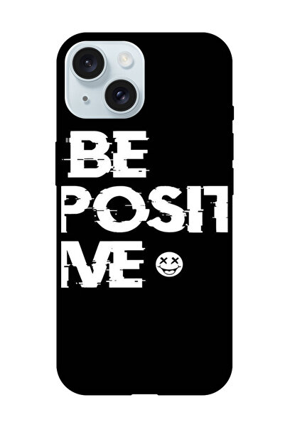 Theodor جراب واقٍ مضاد للخدش والصدمات لهاتف iPhone 15 كن إيجابيًا