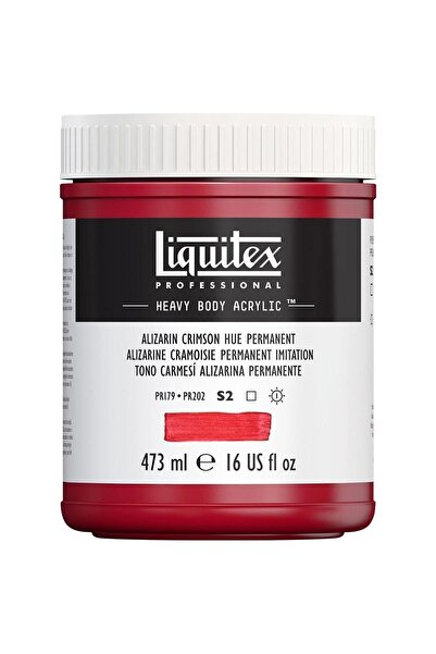 Liquitex Professional Heavy Body Akrilik Boya 473ml Permanent Alizarin Crimso...