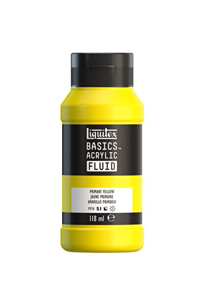 Liquitex Basics Fluid Akrilik Boya 118ml Primary Yellow 410