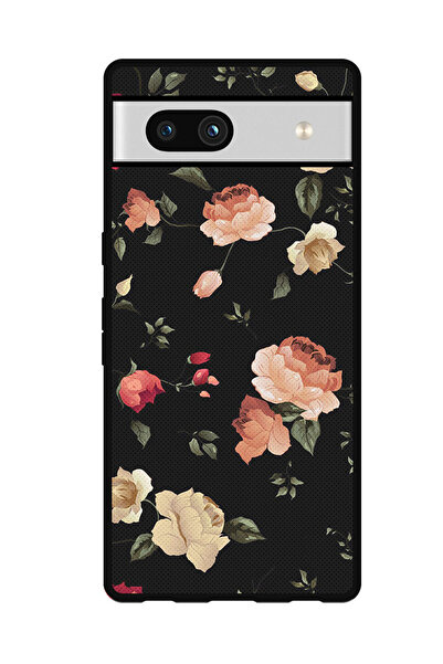 Theodor جراب واقٍ مضاد للخدش والصدمات لهاتف Google Pixel 7a، لون لوتس ملون