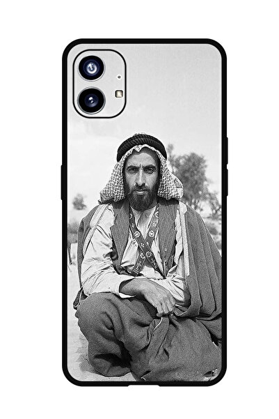 Theodor جراب حماية مضاد للخدش والصدمات لهاتف Nothing Phone 1 الشيخ زايد جالسًا