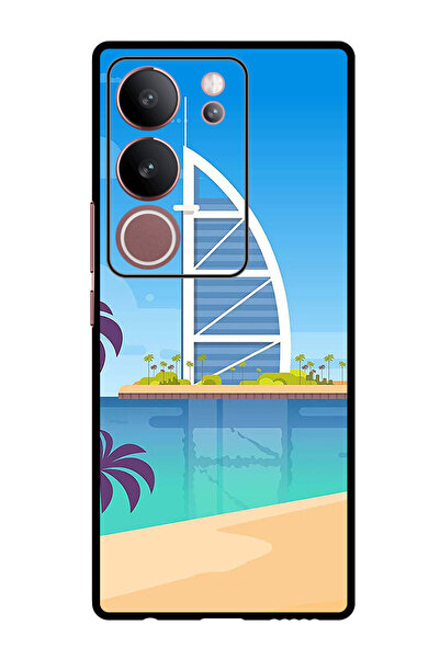 Theodor غطاء حماية مضاد للخدش والصدمات لهاتف Vivo V29 - صورة توضيحية لبرج V29...