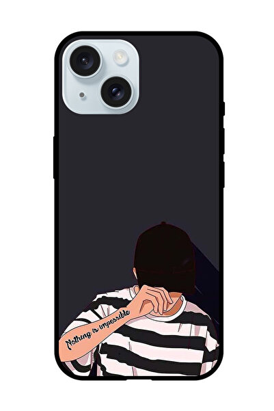 Theodor جراب واقٍ مضاد للخدش والصدمات لهاتف iPhone 15، لا شيء مستحيل 1