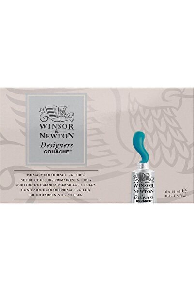 Winsor Newton Winsor & Newton Designers Guaj Boya Temel Renkler Seti 6x14ml