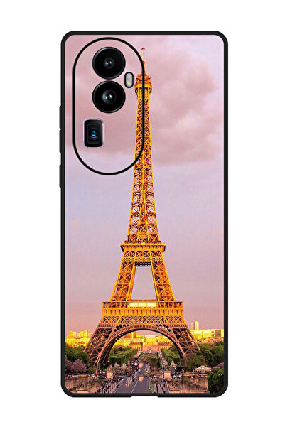 Theodor جراب واقٍ مضاد للخدش والصدمات لهاتف Oppo Reno 10 Pro Plus بتصميم برج ...