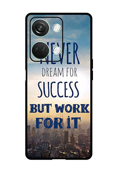 Theodor جراب واقٍ مضاد للخدش والصدمات لهاتف OnePlus Nord 3 لا يحلم أبدًا بالنجاح