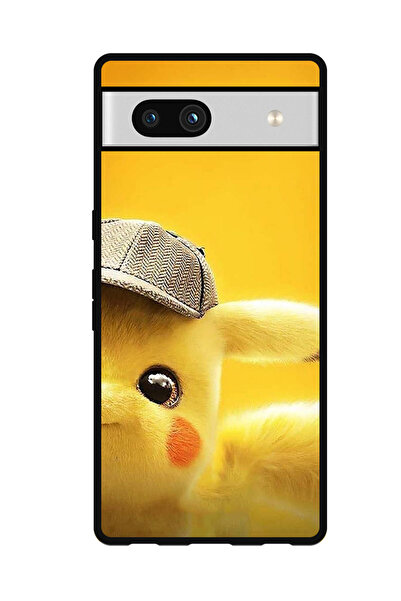 Theodor جراب واقٍ مضاد للخدش والصدمات لهاتف Google Pixel 7a بوكيمون بيكاتشو