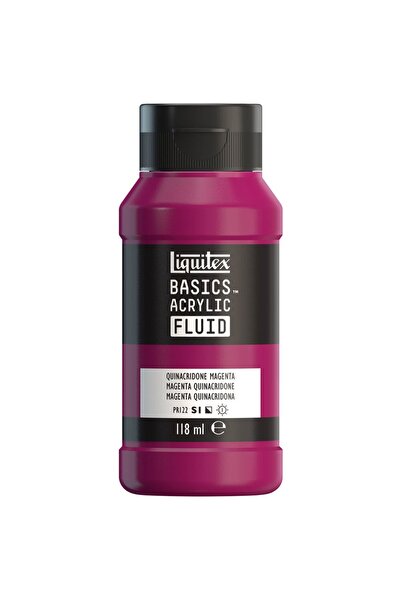 Liquitex Basics Fluid Akrilik Boya 118ml Quinacridone Magenta 114