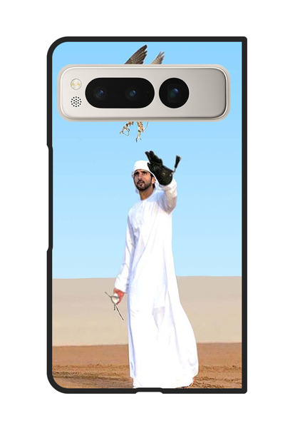 Theodor غطاء حماية مضاد للخدش والصدمات لهاتف جوجل بيكسل فولد الشيخ حمدان