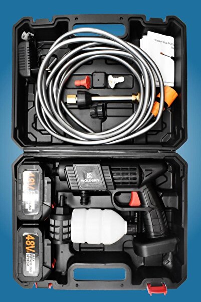 Waldern Araba Bahçe Sulama Şarjlı Yüksek Basınçlı Yıkama Tabancası Makine