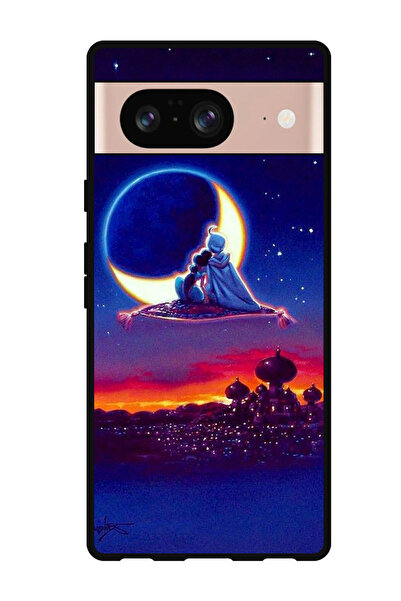 Theodor جراب واقٍ مضاد للخدش والصدمات لهاتف Google Pixel 8 رسوم متحركة علاء الدين