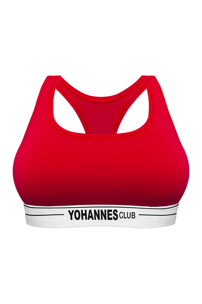 Yohannes Club Women'S, Underwear Set, (Bustier Bra-Brazilian), Red