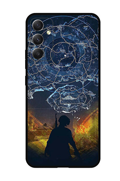 Theodor جراب واقٍ مضاد للخدش والصدمات لهاتف Samsung Galaxy M14 خريطة ببجي