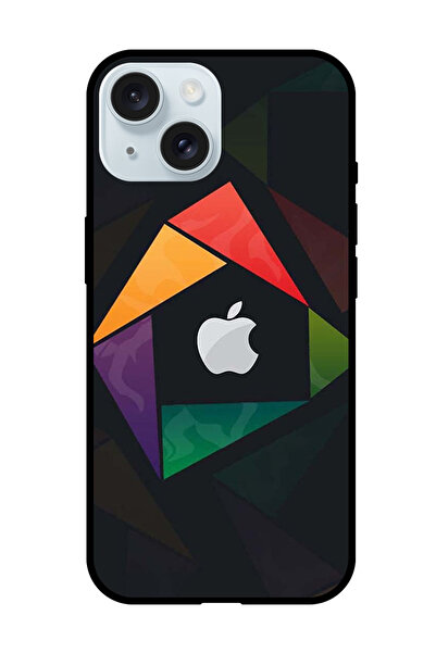 Theodor غطاء حماية مضاد للخدش والصدمات لهاتف iPhone 15 مثلث الشكل