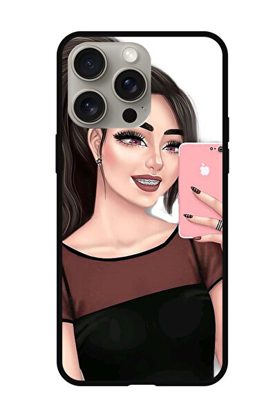 Theodor جراب واقٍ مضاد للخدش والصدمات لهاتف iPhone 15 Pro لالتقاط صور سيلفي