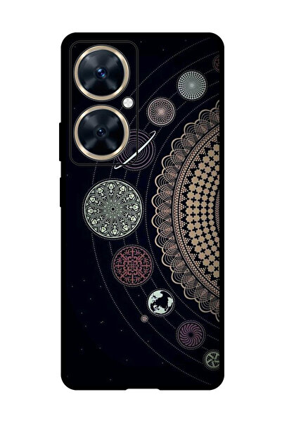 Theodor جراب واقٍ مضاد للخدش والصدمات لهاتف Huawei Nova 11i فن ماندالا (2)