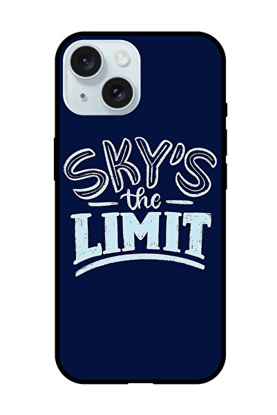 Theodor جراب واقٍ مضاد للخدش والصدمات لهاتف iPhone 15 Plus، السماء هي الحد