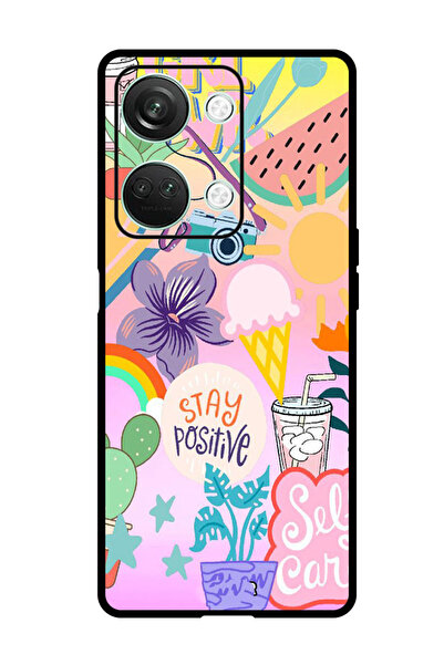 Theodor جراب واقٍ مضاد للخدش والصدمات لهاتف OnePlus Nord 3، حافظ على إيجابيتك