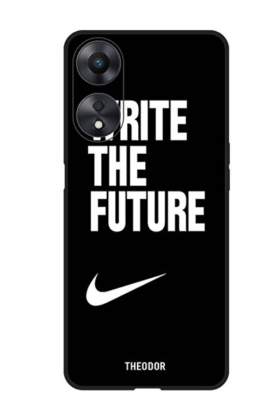 Theodor جراب واقٍ مضاد للخدش والصدمات لهاتف Oppo A98 اكتب المستقبل