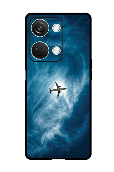 Theodor غطاء حماية مضاد للخدش والصدمات لهاتف OnePlus Nord 3، طائرة في السماء