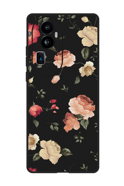 Theodor جراب واقٍ مضاد للخدش والصدمات لهاتف Oppo Reno 10 Pro Plus، لون لوتس ملون