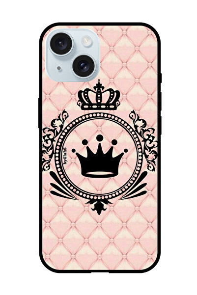Theodor غطاء حماية مضاد للخدش والصدمات لهاتف iPhone 15 بتصميم تاج الأميرة