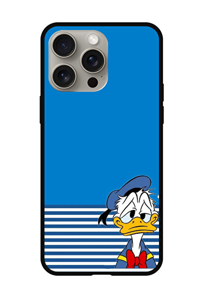 Theodor جراب واقٍ مضاد للخدش والصدمات لهاتف iPhone 15 Pro Max Sad Donald
