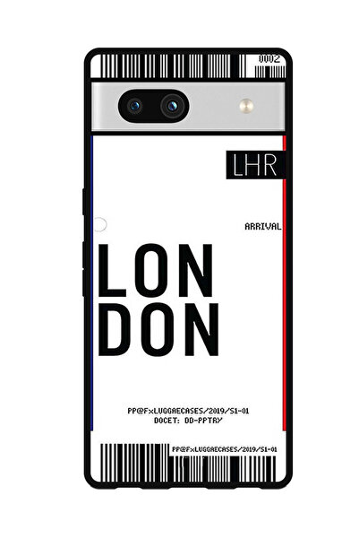 Theodor جراب واقٍ مضاد للخدش والصدمات لهاتف Google Pixel 7a، بطاقة صعود لندن