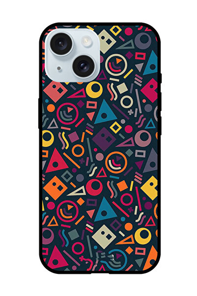 Theodor جراب واقٍ مضاد للخدش والصدمات لهاتف iPhone 15 Plus على شكل رسومات