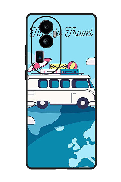 Theodor جراب واقٍ مضاد للخدش والصدمات لهاتف Oppo Reno 10 Pro Plus وقت السفر