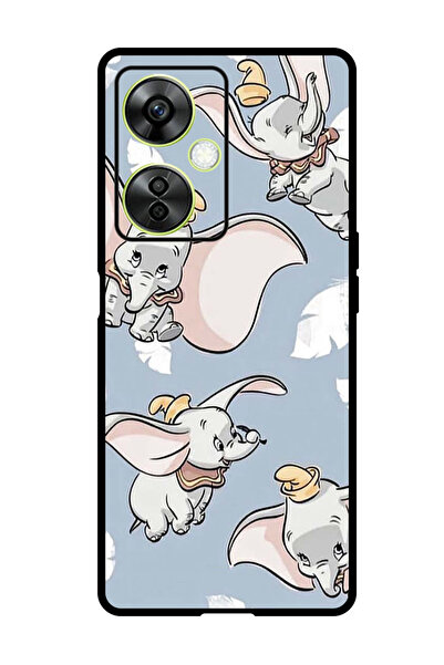 Theodor جراب حماية لهاتف OnePlus Nord CE 3 Lite بطبعة فيل صغير طائر