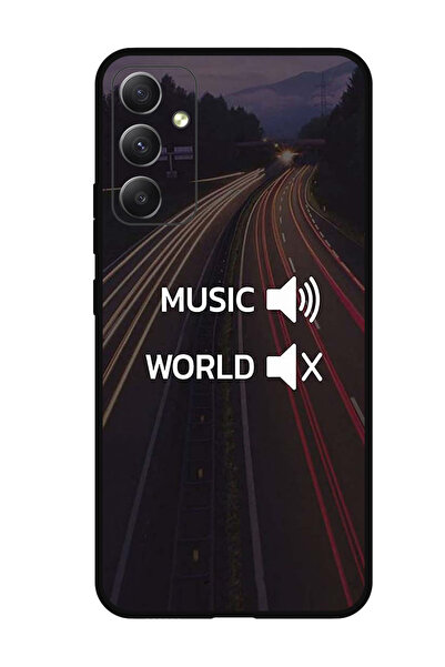 Theodor غطاء حماية مضاد للخدش والصدمات لهاتف سامسونج جالاكسي F54، موسيقى وورد