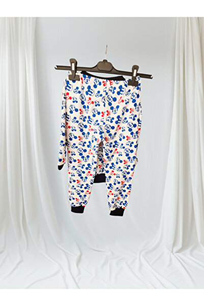 atelyu παιδικό unisex σετ πιτζάμες από βαμβάκι με μίκυ