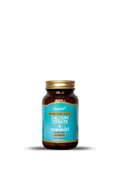 DEARVİT Dearvit Calcium Citrate & Vitamin D3 60 Tablet