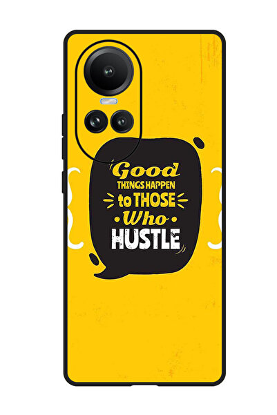 Theodor جراب واقٍ مضاد للخدش والصدمات لهاتف Oppo Reno 10/10 Pro أشياء جيدة