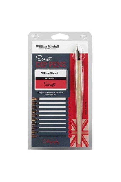 William Mitchell Script Dip Pens (10 uç)
