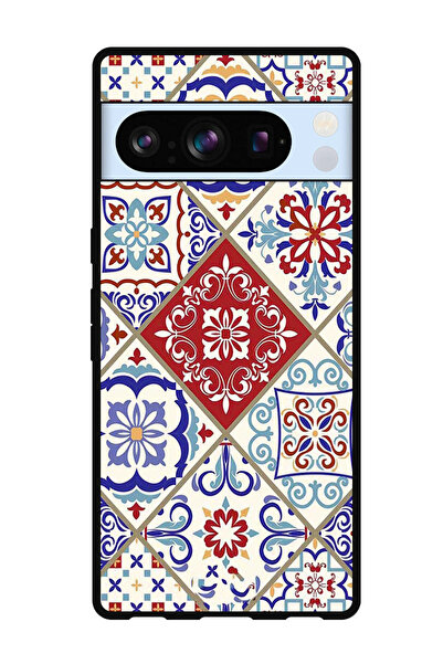 Theodor جراب واقٍ مضاد للخدش والصدمات لهاتف Google Pixel 8 Pro مطبوع عليه رسو...