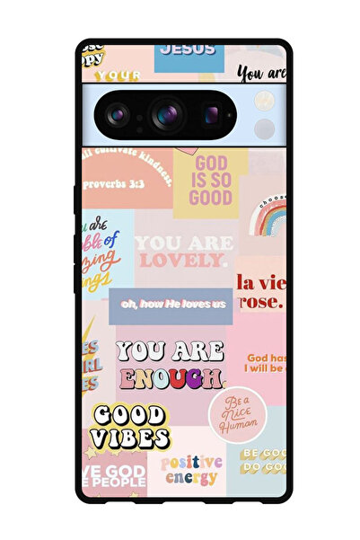 Theodor جراب واقٍ مضاد للخدش والصدمات لهاتف Google Pixel 8 Pro Collage