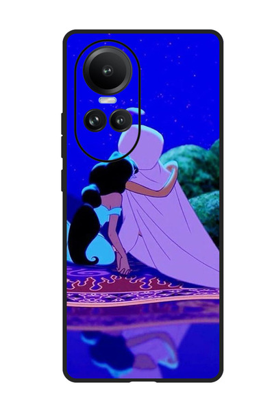 Theodor جراب واقٍ مضاد للخدش والصدمات لهاتف Oppo Reno 10/10 Pro رسوم متحركة ع...